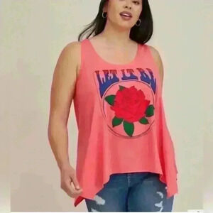⭐️ TORRID The Beatles tank handkerchief hem Let it Be size 0